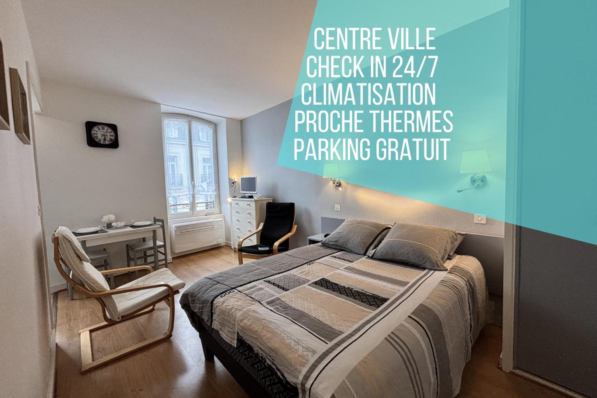 Châtel-Guyon Le Sancy - Studio - 1 Lit - 2 Pers - Clim מראה חיצוני תמונה